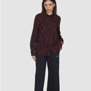 Tommy Hilfiger Red and Navy Blouse